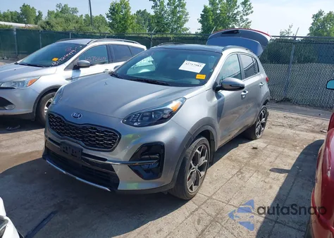 2020 Kia Sportage Sx Turbo z USA, uszkodzony, nr VIN KNDPR3A64L7790682